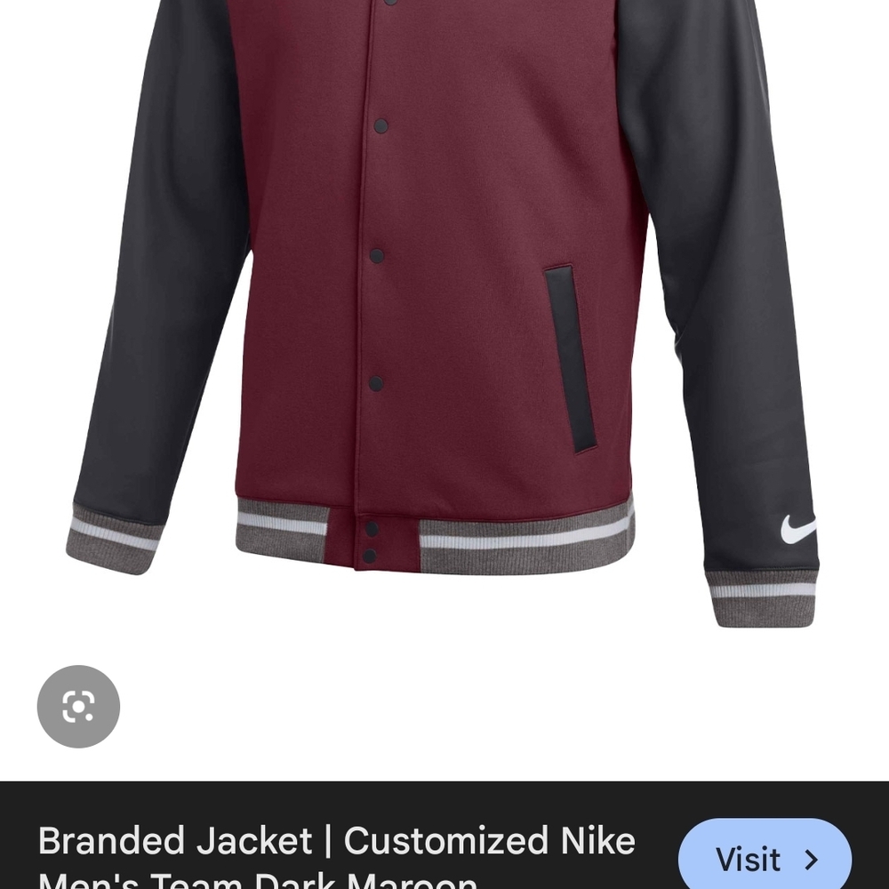 Nike Varsity Letterman's Jacket NWT Sz XL